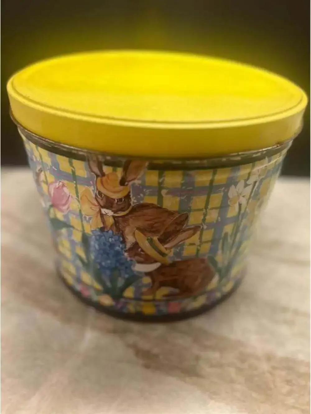 Vintage 1986 Enesco Easter Tin Bucket – Cheryl Johnson 